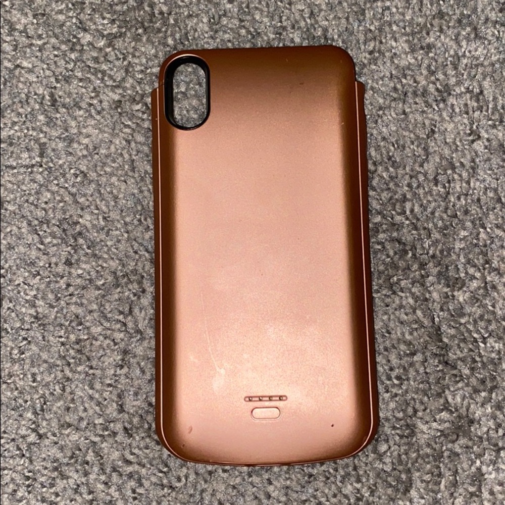 IPHONE XR Rose Gold charging case